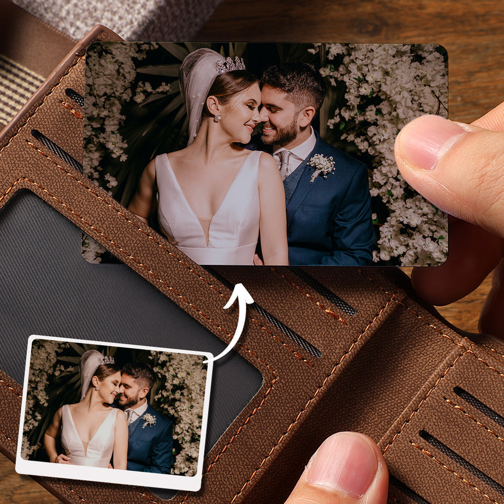 Personalisierte Edelstahl-Wallet-Karte – Ein besonderes Erinnerungsstück für dein Event