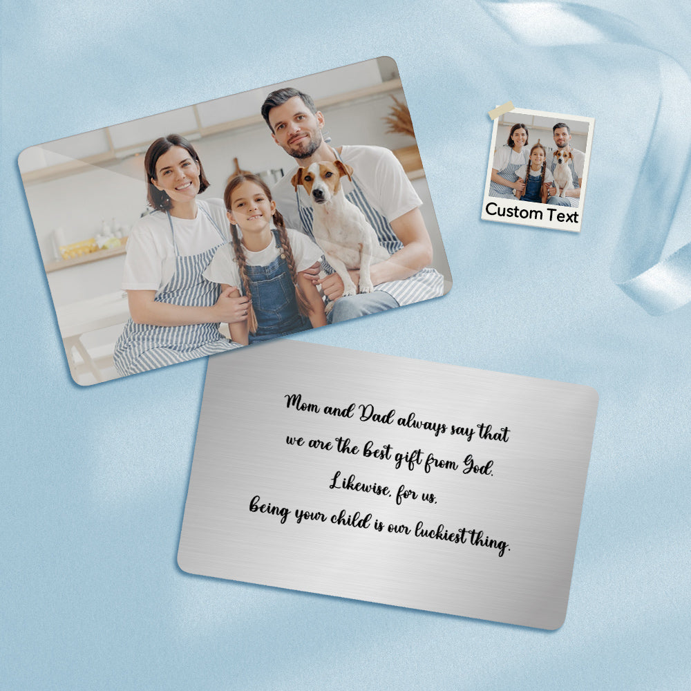 Personalisierte Edelstahl-Wallet-Karte – Ein besonderes Erinnerungsstück für dein Event