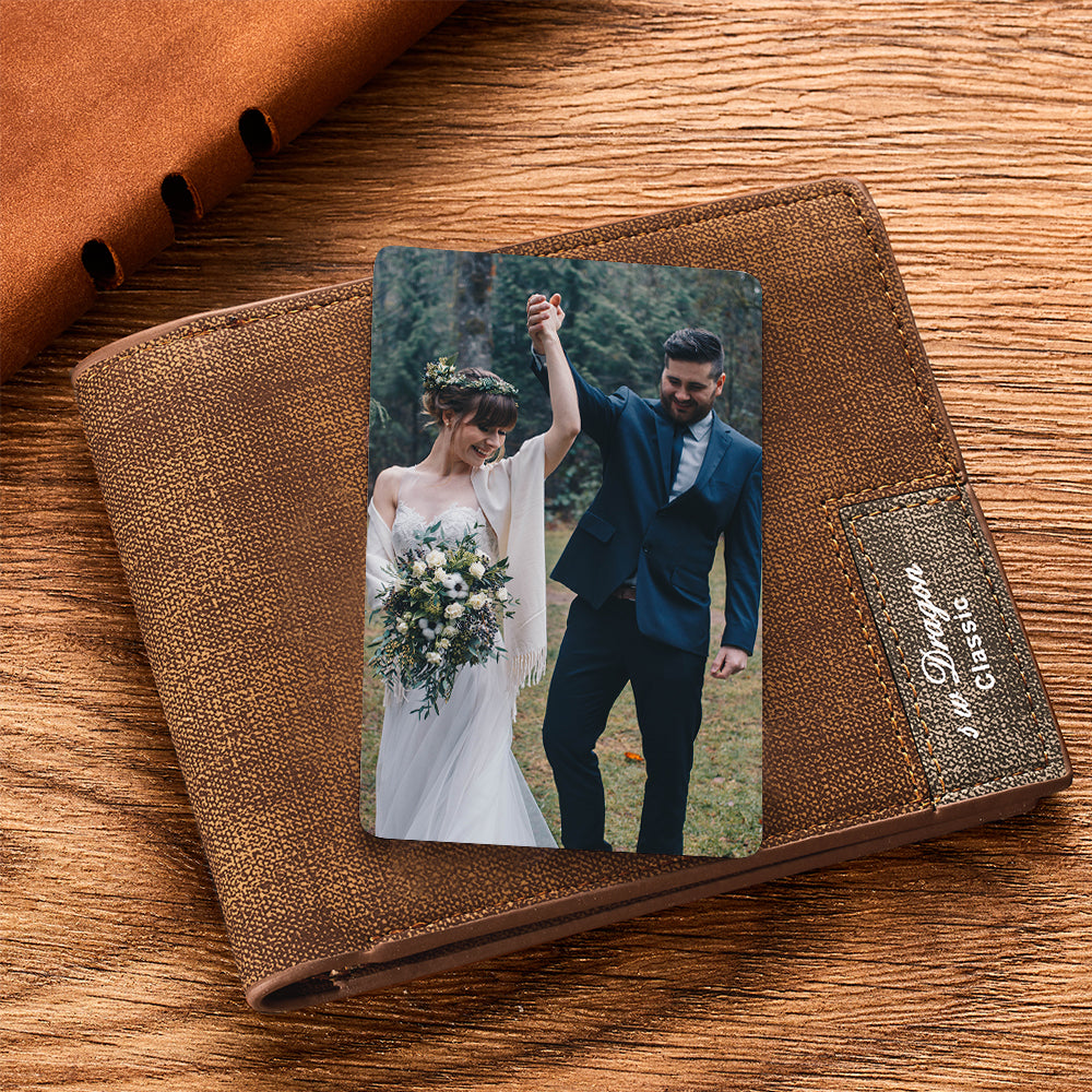 Personalisierte Edelstahl-Wallet-Karte – Ein besonderes Erinnerungsstück für dein Event